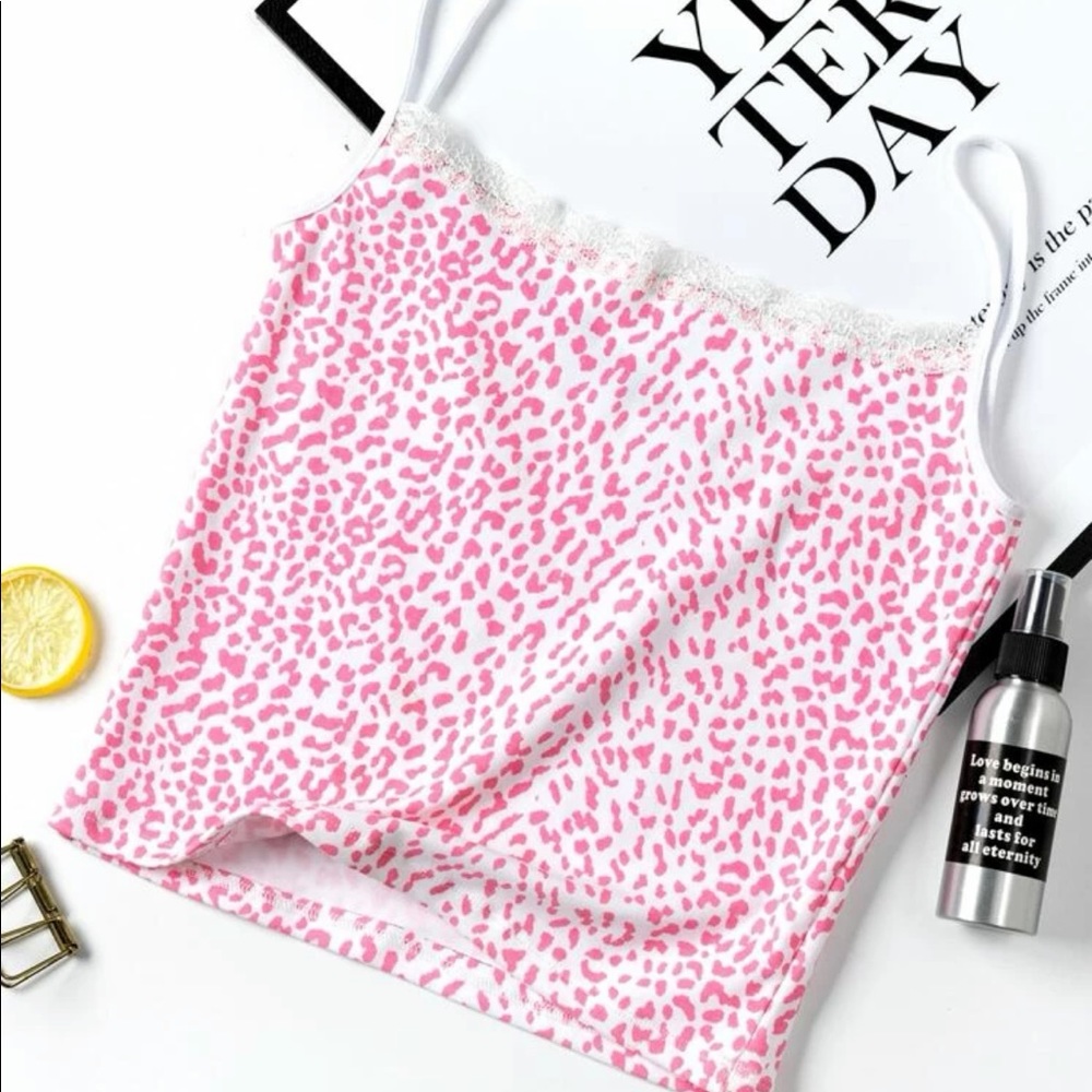 Leopard Print Cropped Tank